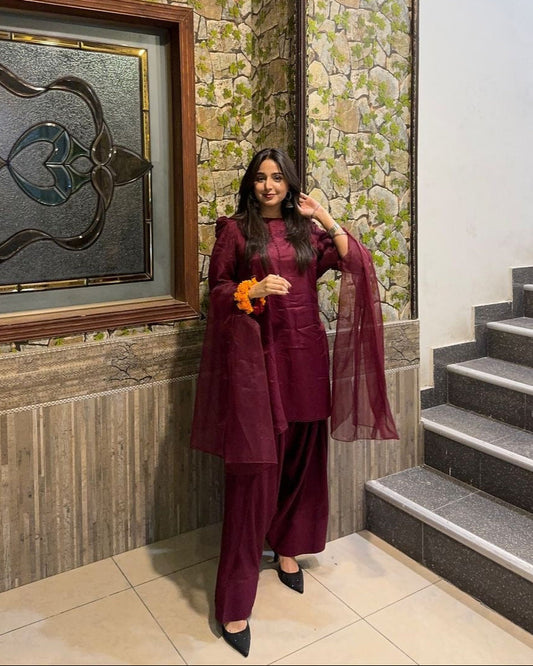 Solid Maroon Set