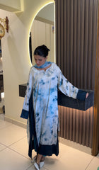 Zinc tie dye kaftaan - 2piece