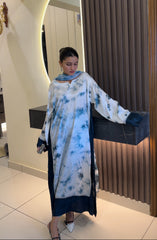 Zinc tie dye kaftaan - 2piece