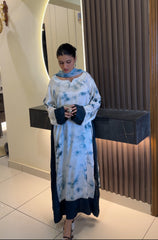 Zinc tie dye kaftaan - 2piece