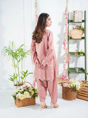 Kashmiri Pink coord set