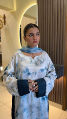 Zinc tie dye kaftaan - 2piece