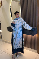 Zinc tie dye kaftaan - 2piece