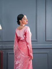 Peach Stone Saree