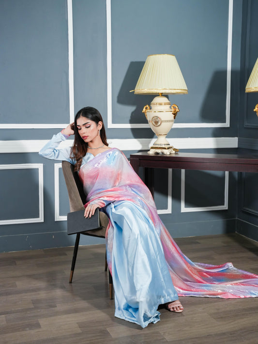 Cotton Candy Saree